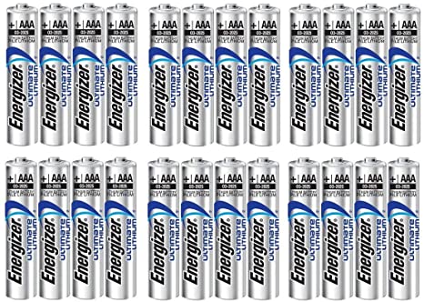 24 x AAA Energizer Ultimate Lithium (L92) Batteries