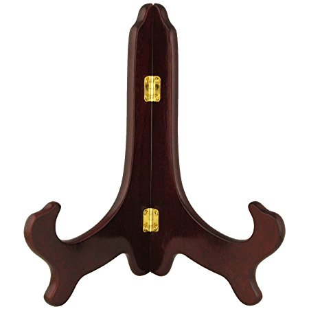 Oriental Furniture Rosewood Plate Stand - 6 in.
