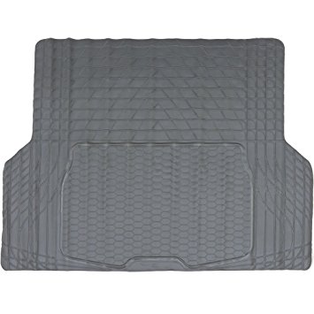 U.A.A. Inc. MT-9011GR All Weather Charcoal Gray Universal Car Van Truck Suv Large Rubber Cargo Trunk Mat