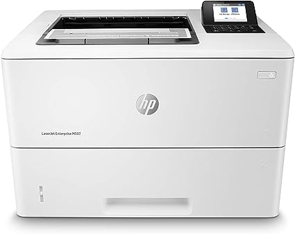 HP LaserJet Enterprise M507dn Monochrome Printer with built-in Ethernet & 2-sided printing (1PV87A) White