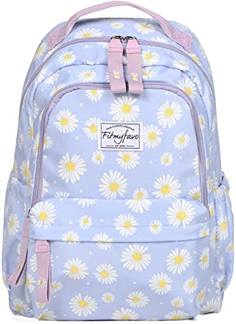 FITMYFAVO School Backpack For Girls Women Teens Lightweight Elementary BookBags Durable Schoolbag