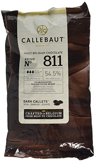 Callebaut 54% Belgium Dark Chocolate Chips (Callets) 1kg