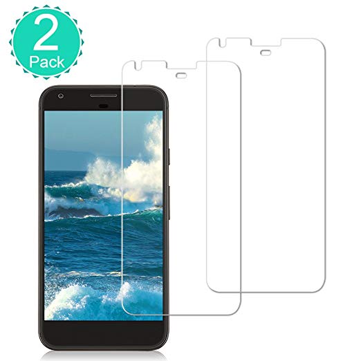 Google Pixel Screen Protector - [2 Pack] BBInfinite Tempered Glass Screen Protector with [2.5D Rounded Edge] [Scratch Proof] [High Definition] for Google Pixel [5.0 Inch] (2016 Released)