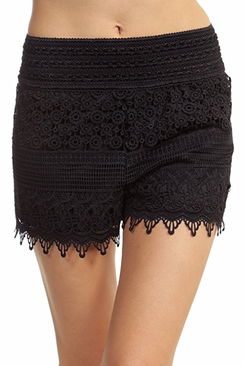 ToBeInStyle Women's Lace Shorts