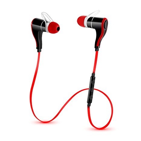 GRDE Wireless Bluetooth Headphone with Apt-X Earbuds Magnetic Stereo Earphone for Running and Cycling, Support 5 Languages and Voice Control Yes/No