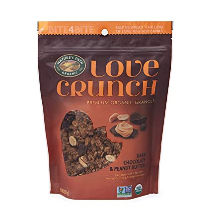 Nature's Path Organic Love Crunch Premium Granola, Dark Chocolate Peanut Butter, 11.5 Ounce
