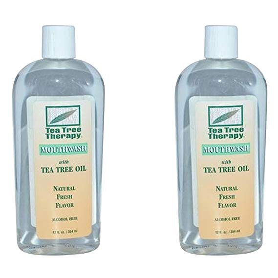 Mouthwash-Tea Tree Alcohol Free Tea Tree Therapy 12 oz Liquid (2-Pack)