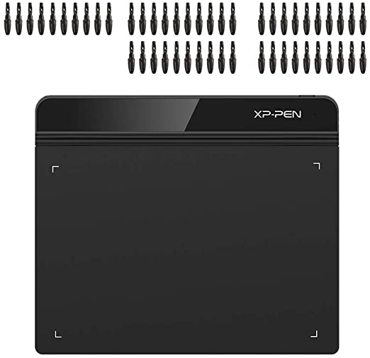 XP-Pen StarG640 6x4 Inch Ultrathin Tablet Drawing Tablet & 50X Replacement Pen Nibs