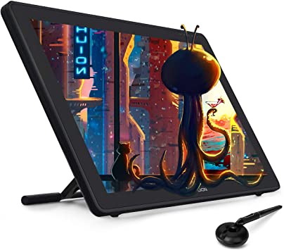 HUION KAMVAS 22 (2020) Graphics Drawing Tablet with Screen Android Support 21.5inch IPS Pen Display Tilt Battery-Free Stylus 8192 Levels Pressure 120% sRGB Adjustable Stand