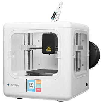 3D Printer Mini Fully Enclosed Touch Screen PLA Filament Slicing Software Detachable Covers for Kids Home Education Institution Beginner 4.7"x4.7"x4.7" Build Volume