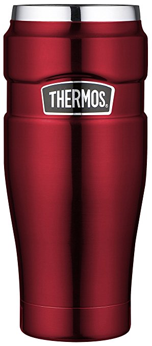 Thermos Stainless King Travel Tumbler, Red, 470 ml