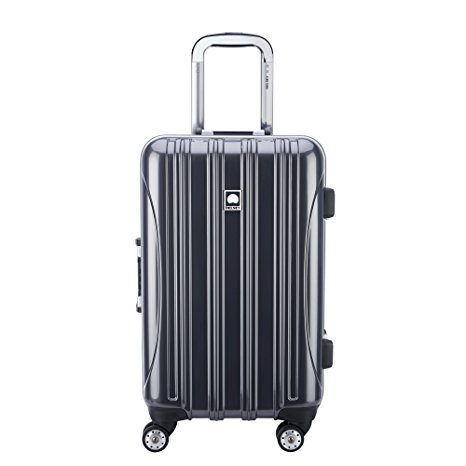 Delsey Luggage Helium Aero Carry-On Spinner Trolley, Silver