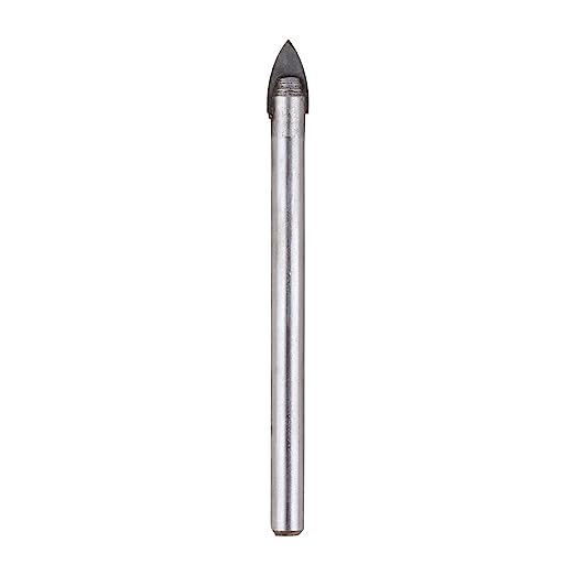 SCEPTRE HSS Glass Drill Bit Heavy Quality Drilling On Ceramic Tiles Granite Brittle Nano Stones Soft PVC Wall Waterproof Board & Brick Wall (Size: 6mm)