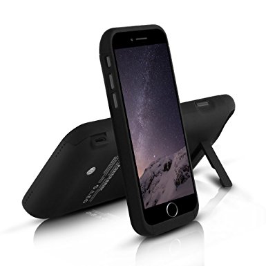Btopllc for iPhone 7 Battery Case,3500mah Charger Case,Ultra Slim Extended Backup Power Bank Battery Cover with Kickstand For 4.7" iPhone 7