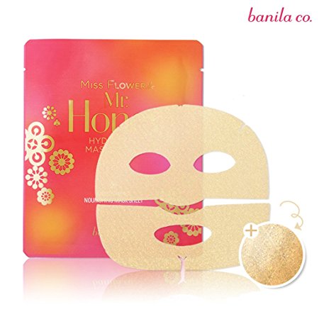 [banila co] Miss Flower & Mr. Honey Skin Care (Miss Flower & Mr. Honey Hydro-gel Mask Sheet 5ea)