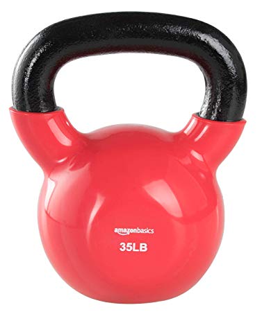 AmazonBasics Vinyl Kettlebell