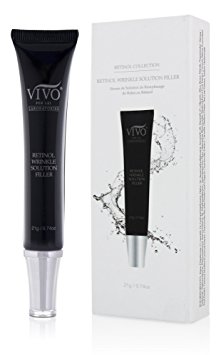Vivo Per Lei Retinol Wrinkle Solution Filler Treatment, Frees Your Eyes, Lips and Face From Fine Lines, Wrinkles, and Age Spots, 21 g/ 0.74 oz