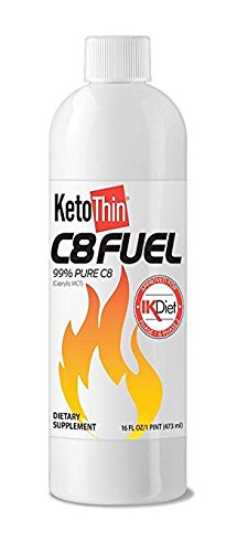 KetoThin C8Fuel (Capryic Triglycerides) 99% C8 Oil (16oz) (Ultra Pure)