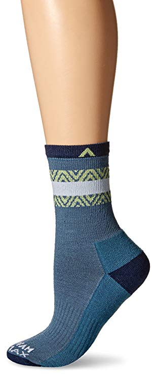 Wigwam Women's Swatara Pro Peak 2 Pub Wool-Free Mid-Crew Length Socks