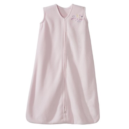 HALO SleepSack Micro-Fleece Wearable Blanket, Soft Pink, Small