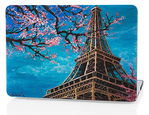 LuvCase MacBook Pro 13" Case Retina 2015 Plastic Hard Shell Cover for old MacBook Pro 13.3" Retina A1502 / A1425 (Eiffel Tower)