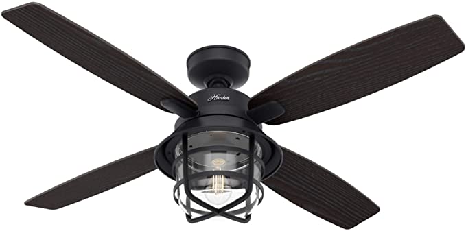 Hunter Fan Company 50391 Port Royale Ceiling Fan, 52, Natural Iron