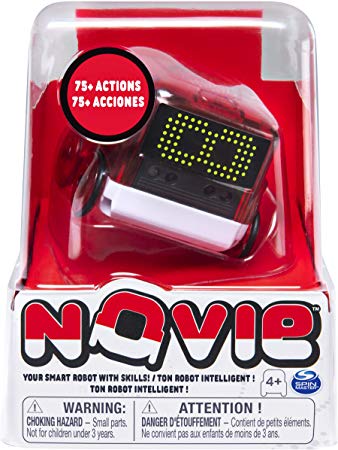 Novie, Interactive Smart Robot for Kids with Over 75 Actions & Learns 12 Tricks, Red