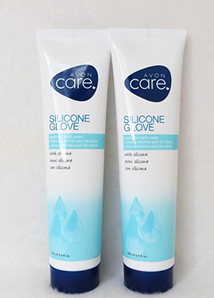 Avon Care Silicone Glove Protective Hand Creams 3.4 fl oz. (Pack of 2)