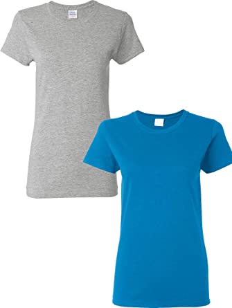 Gildan Women's Heavy Cotton T-Shirt, Style G5000L, 2-Pack