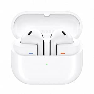 Samsung Galaxy Buds 3 (White) with Galaxy AI powered Real-time Interpreter | 24-bit Hi-Fi Audio | Up to 36H battery | IP57