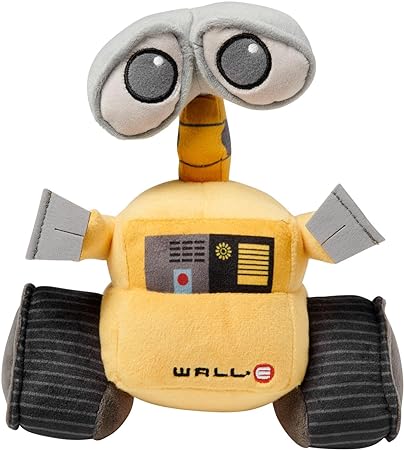 Disney Store Official Wall•E Robot Plush Toy - Authentic 8-Inch Collectible - Soft & Cuddly Design from The Classic Pixar Movie for Fans & Kids - Environmentally Friendly Hero