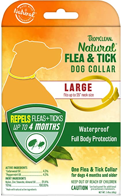 TropiClean Natural Flea & Tick Repellent Collars