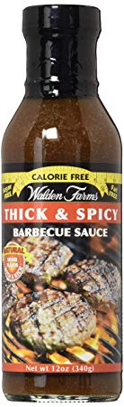 Walden Farms Calorie Free Barbecue Sauce - Thick & Spicy 12 fl oz Bottle, 1 Unit
