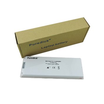 Puredick® New Laptop Battery for Apple Macbook 13" A1185 A1181 MA254 MA255 MA472 MA561 MA699 MA700 MB061 Series - 12 Months Warranty[Li-Polymer 6cell 10.8V 5200mAh]
