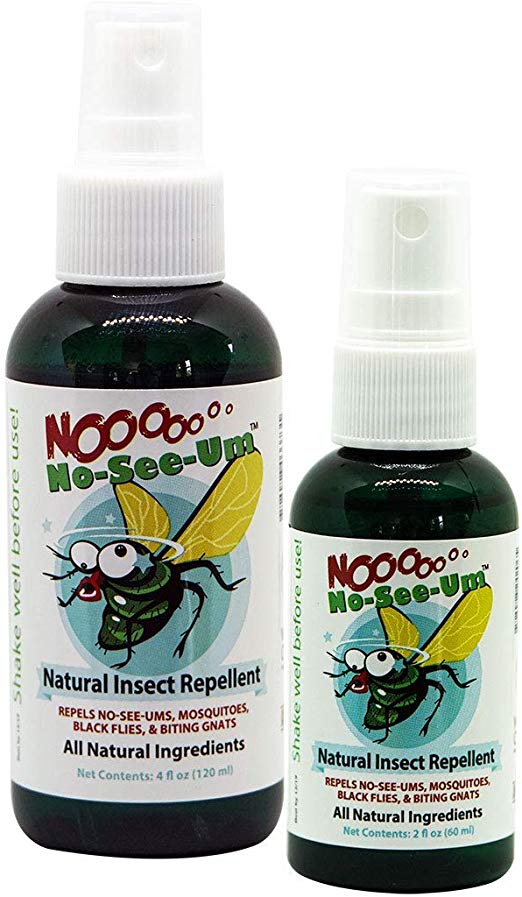 No No-See-Um Natural Insect Repellent Combo - (1) 2oz and (1) 4oz Bottle