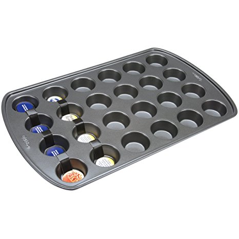 Wilton 2105-6819 Perfect Results Nonstick 24-Cup Mini Muffin Pan