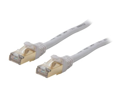 Rosewill 25-Feet Cat 7 Color Shielded Twisted Pair (S/STP) Networking Cable - White (RCNC-11062)