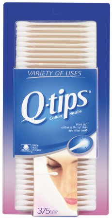 Q-tips Cotton Swabs 375 ct