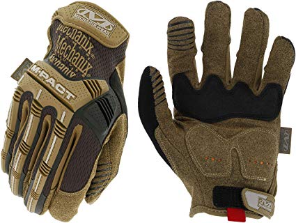 Mechanix Wear M-Pact Gloves (Small, Brown)