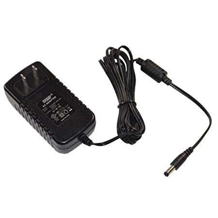 HQRP AC Adapter / Power Supply for Yamaha YPG-225 / YPG225 / YPG-235 / YPG235 Keyboards Replacement plus HQRP Euro Plug Adapter