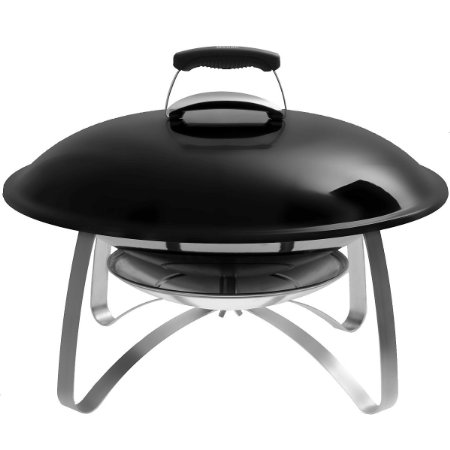 Weber 2750 mobile pit with Stand, Black