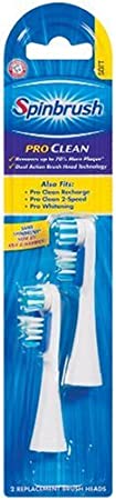 Spinbrush Pro Clean Replacement Heads, Extra Soft, 2 each