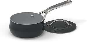 Cuisinart Culinary Collection Nonstick 1 Qt. Saucepan   Cover, Black