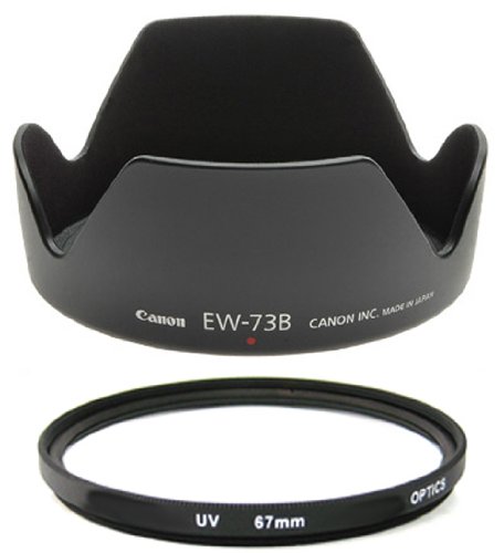 Canon EW-73B Lens Hood   67mm UV Filter, For Canon 18-135mm IS and Canon 17-85mm IS Lenses