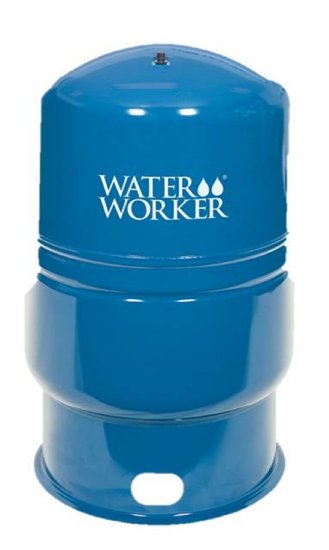WaterWorker HT-44B Vertical Pressure Well Tank, 44-Gallon Capacity, Blue