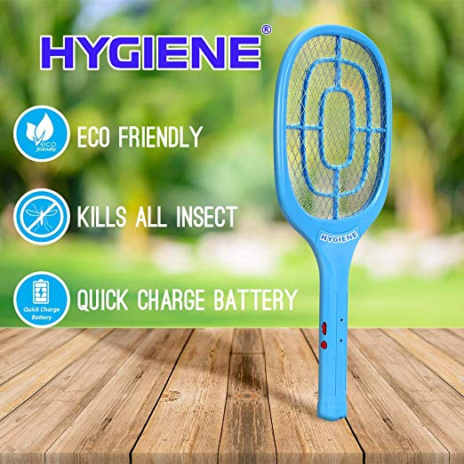 Hygiene ONE Shot Mosquito Killer Racket Rechargeable Bat Mosquito Racket for Home