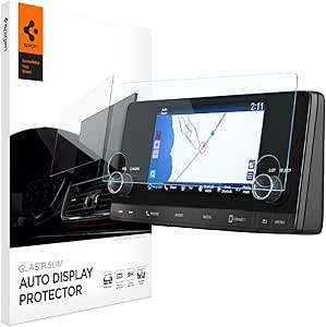 Spigen Tempered Glass Screen Protector [GlasTR Slim] designed for Honda Civic (2025-2022), CR V (2025-2023) HR V (2025-2023) 7 inch Touchscreen - Matte/Anti Finger Print