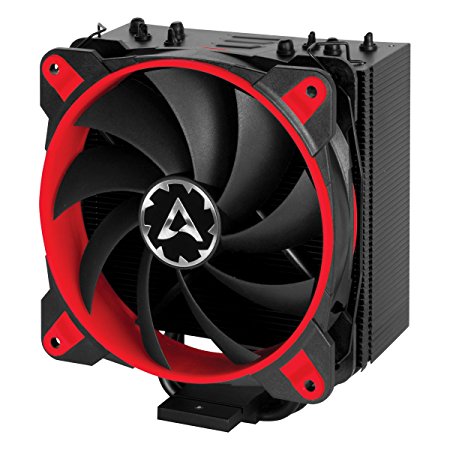 ARCTIC Freezer 33 eSports ONE - Tower CPU Cooler with 120 mm PWM Processor Fan for Intel and AMD Sockets - for CPUs up to 200 Watts TDP - Silent and Efficient (Red)