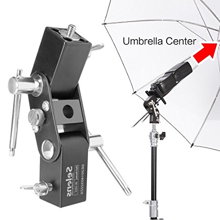 Selens Flash Shoe Umbrella Holder Light Stand Bracket for Canon/ Nikon/ Yongnuo (SE-L012)
