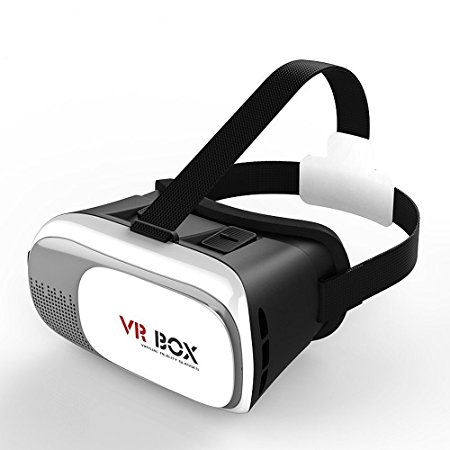 VR BOX V2 3D Virtual Reality Glasses 3D VR Headset Compatible With 3.5"-6.0" Smartphones Like iPhone Samsung Galaxy LG HTC Sony Xperia For 3D Movies and Games